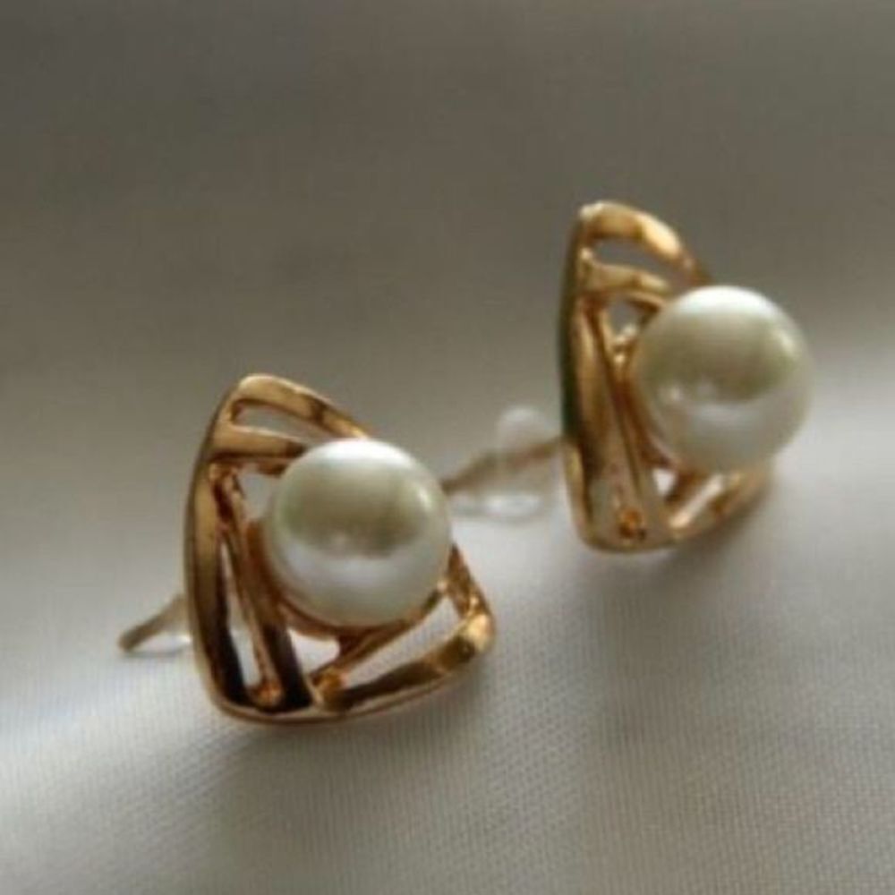 Imitation Pearl Earrings